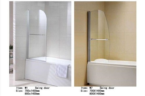 ประเทศจีน สวิงเปิด One Piece Screen Bath Bath Screen, การออกแบบต่างๆ 304SS จับหน้าจอคงที่อาบน้ำ ผู้ผลิต