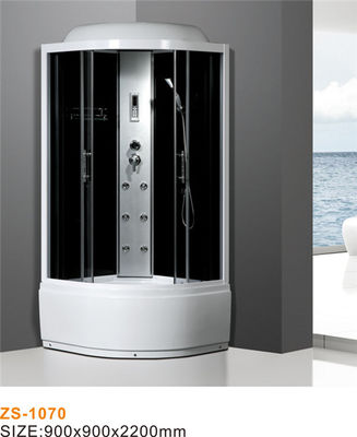 ประเทศจีน ตู้อาบน้ำฝักบัวอาบน้ำอบไอน้ำ Diamond White ขนาด 900 * 900 * 2200 มม ผู้ผลิต