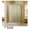 สี่เหลี่ยมผืนผ้าพับ Frameless กระจกอาบน้ำเปลือกด้วยบานพับสแตนเลสคงที่ ผู้ผลิต