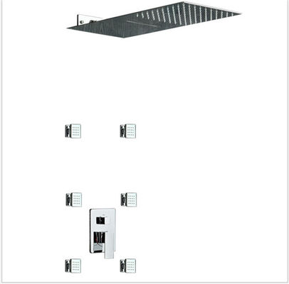 Galvanization Refacing ในผนังห้องอาบน้ำฝักบัวชุดกับหกเจ็ตส์นวดปรับ ผู้ผลิต