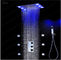 ไฟ LED หัวฝักบัวและก๊อกน้ำในห้องน้ำพร้อมระบบนวดด้วยน้ำอุณหภูมิ ผู้ผลิต