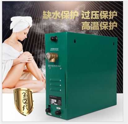 อุปกรณ์ซาวน่าอบไอน้ำ 4.5-18KW / เครื่องกำเนิดไอน้ำแบบเปียกพร้อมตัวควบคุมภายนอก