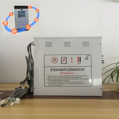 นวัตกรรมเครื่องกำเนิดไอน้ำสีขาว 12kw พร้อมถังสแตนเลสและหัววัดระดับน้ำ